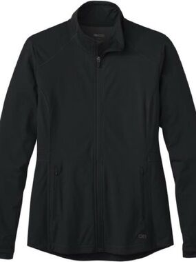 Outdoor Research Black Lightweight Full-Zip Jacket